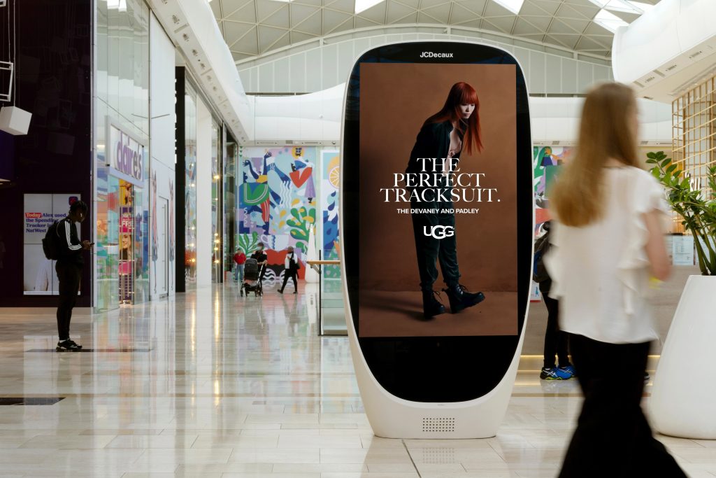 Jellyfish and UGG Boost brand awareness for clothing range using programmatic OOH and mobile across urban hubs and shopping malls in London
